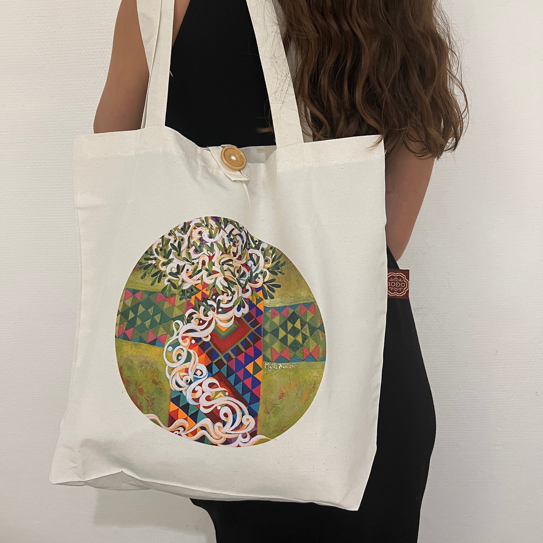 Tote bag painting