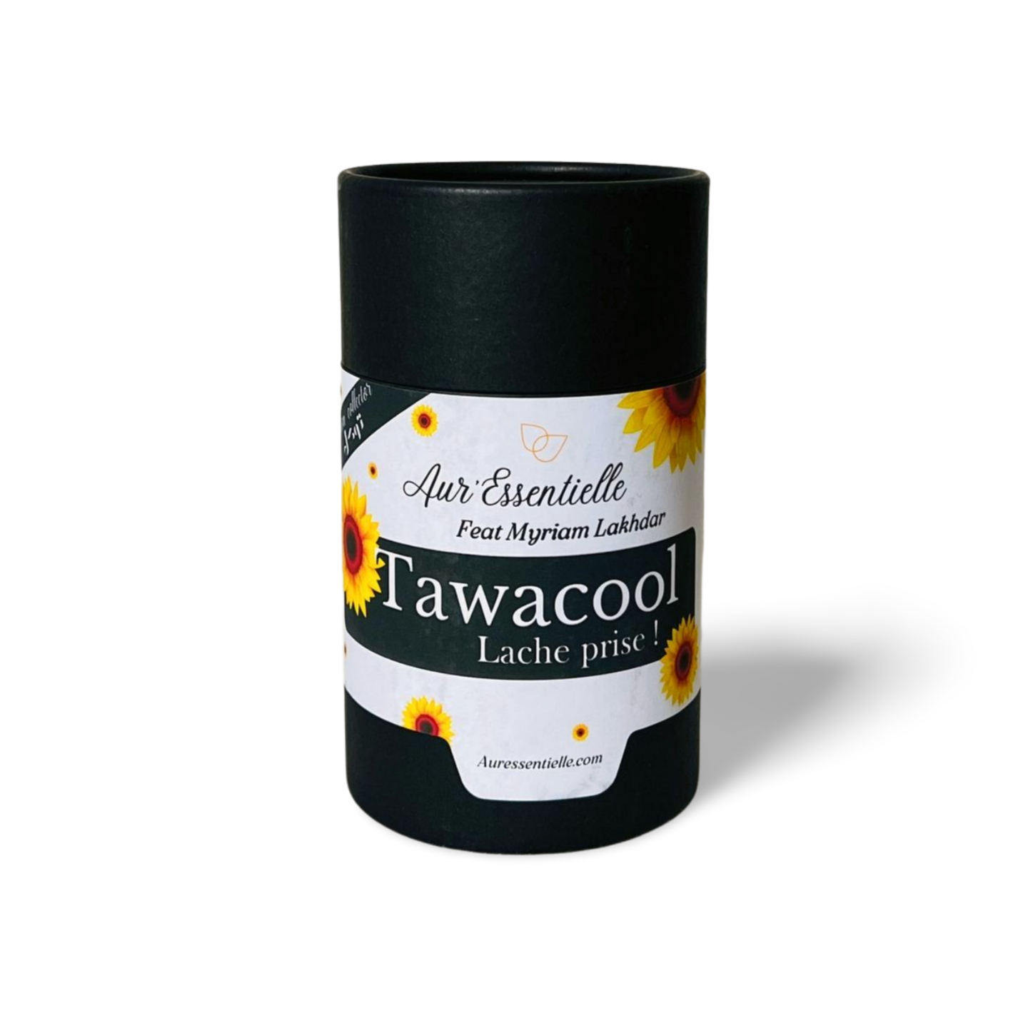 Boîte de tisane Tawacool d’Aur’essentielle Paris Alger, conçu pour favoriser la détente et encourager le lâcher-prise. Cette tisane naturelle est parfaite pour retrouver calme et sérénité. Produit éthique et durable, fabriqué en France.