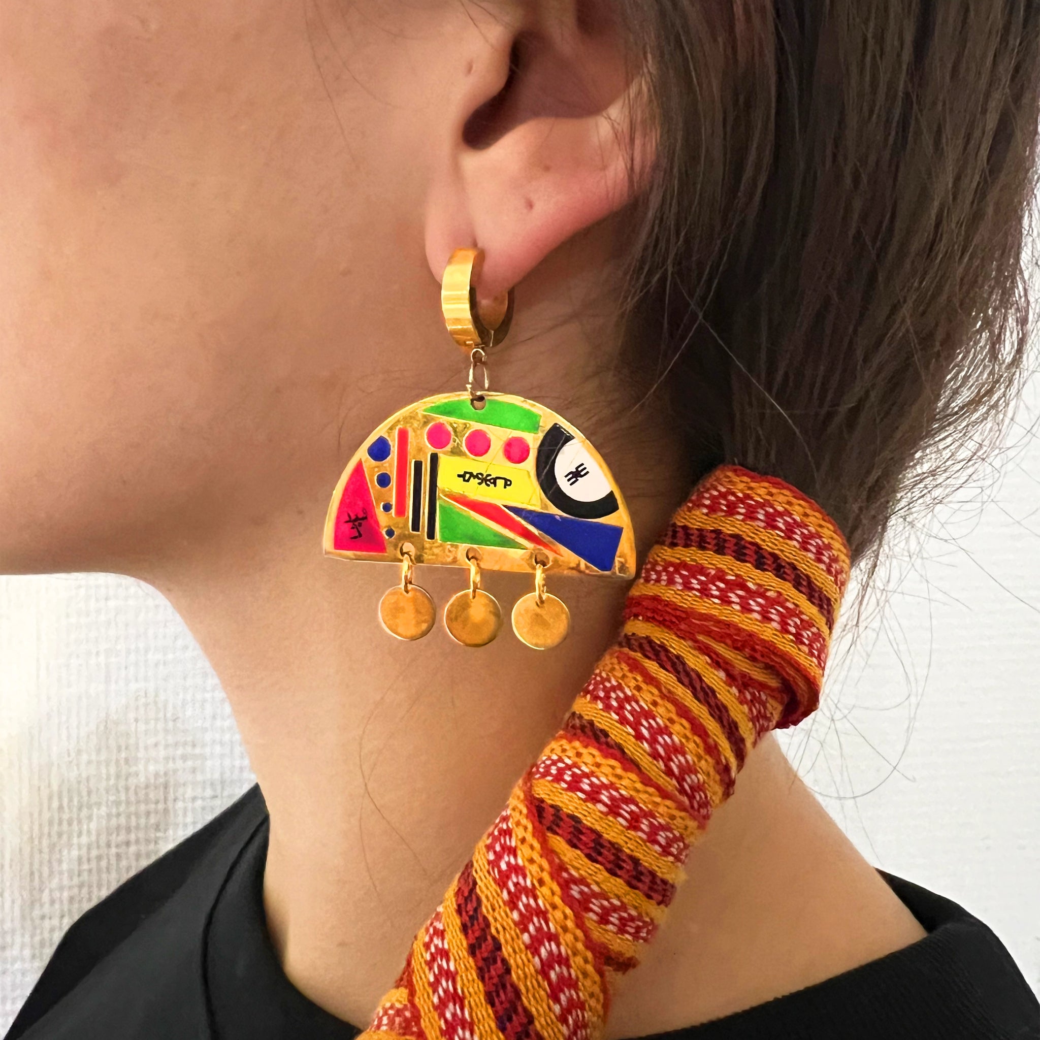 MZAB AYYUR PENDANT - Boucles d'oreilles berbères