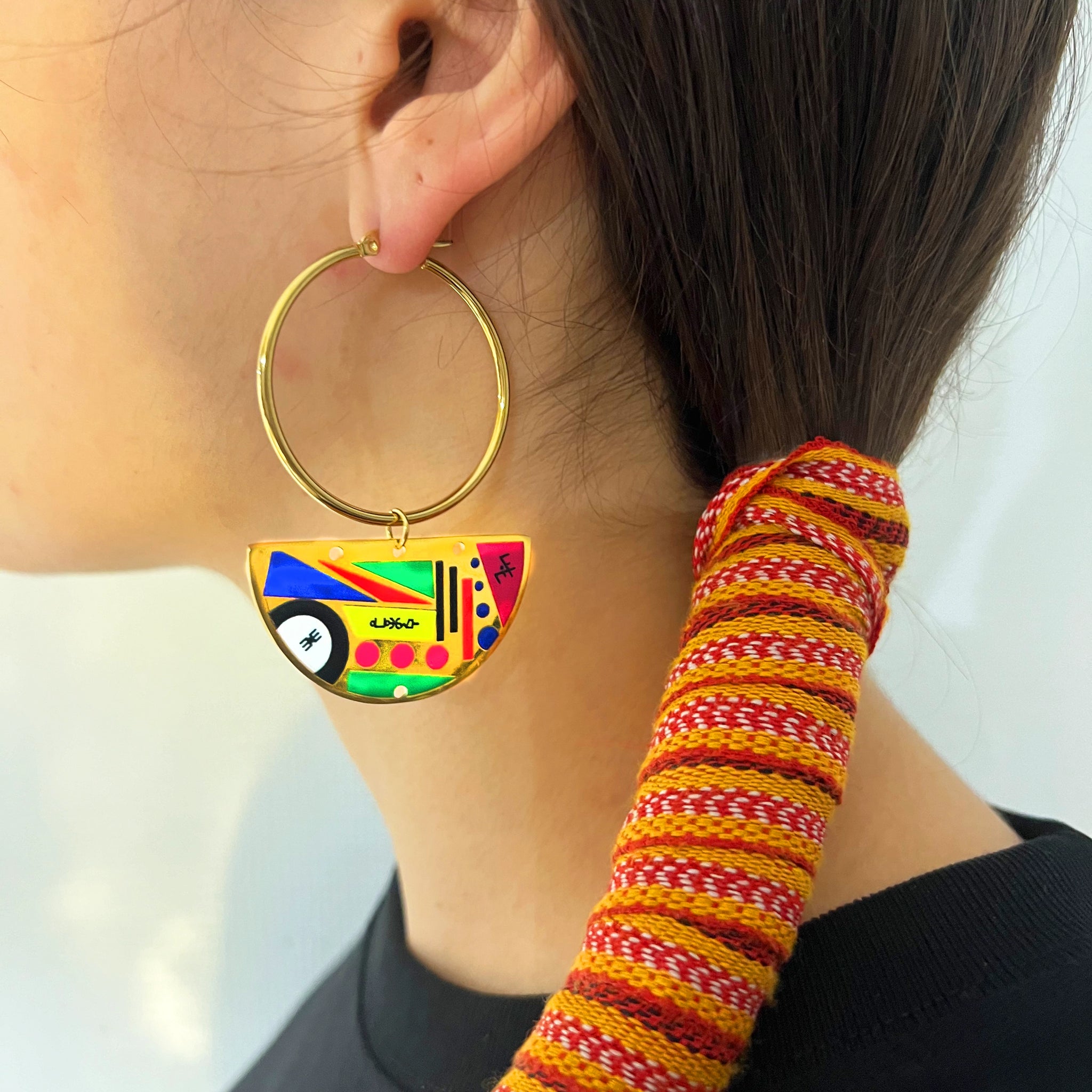 MZAB AYYUR TAWINEST - Boucles d'oreilles berbères