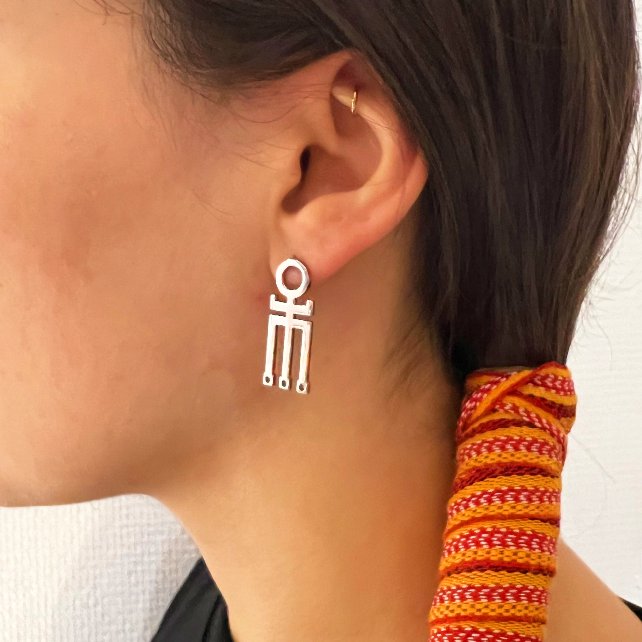 TAMETTUT SILVER STUD - Berber earrings