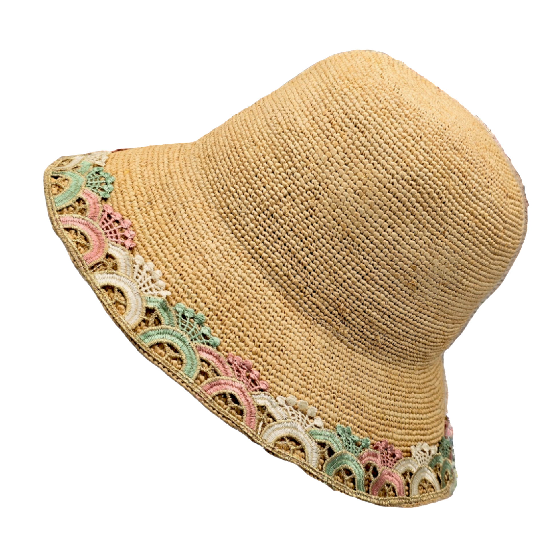 Ce chapeau en raphia naturel est doté d'un cordon à l'entrée de tête, vous permettant d'ajuster parfaitement sa taille. Idéal pour un confort personnalisé et un style décontracté, il est parfait pour les journées ensoleillées et les escapades estivales.