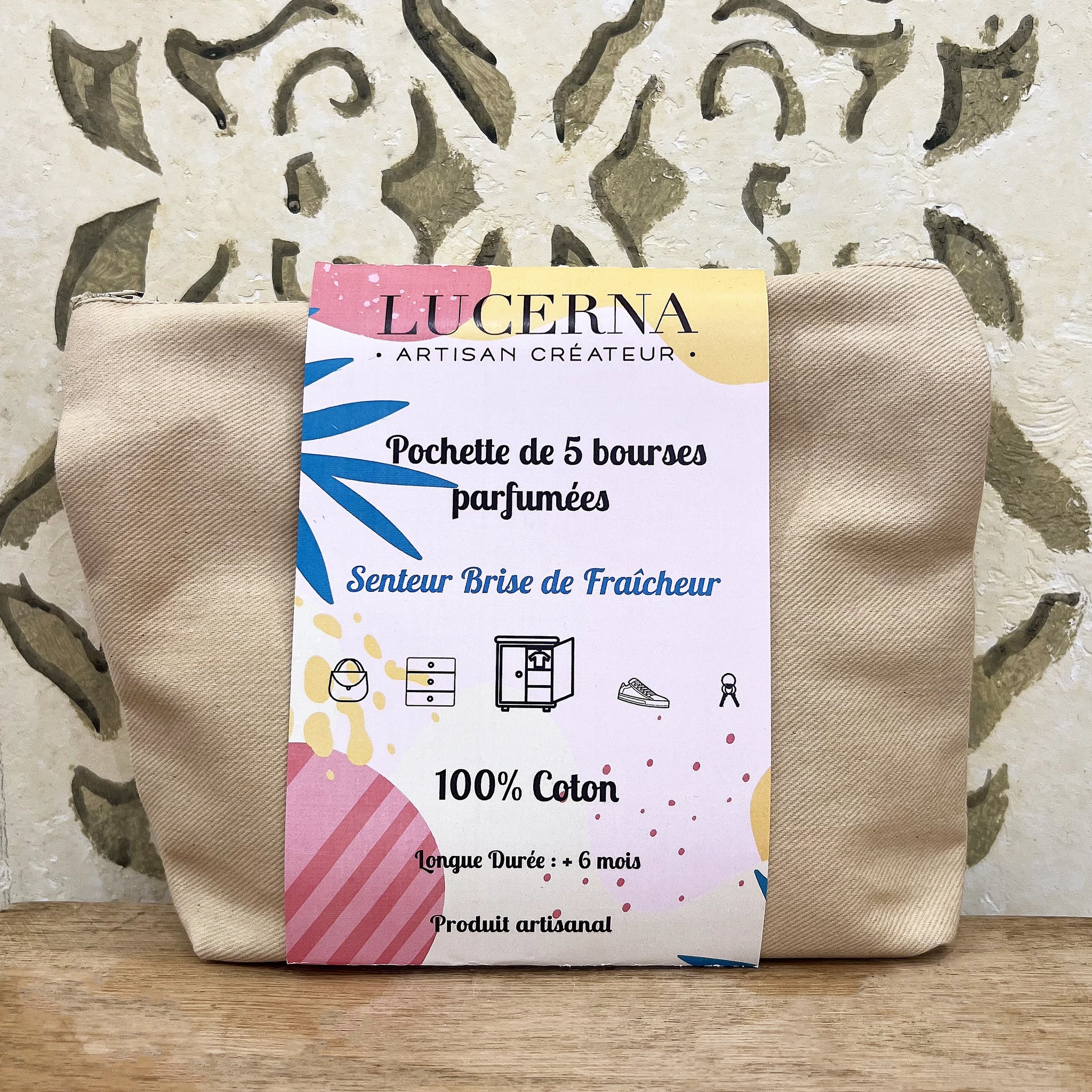 Pochette de 5 bourses parfumées